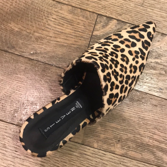 steve madden simone mules leopard